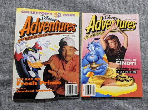 Vintage Disney Adventures Magazines 1992-1993; Joey Lawrence, Macaulay ...