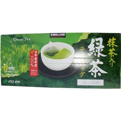 Buy Kirkland Signature (Green Tea), 100% Japanese Green Tea Leaves, Box ...
