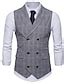 Men's Vest Waistcoat Business Wedding Party Active Smart Casual Spring ...