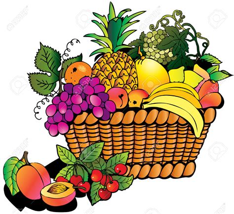 62+ Fruit Basket Clipart | ClipartLook