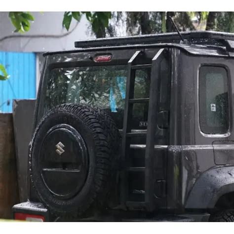 Suzuki Jimny Rear Tail Door Roof Ladder in Aluminium Strong and Light
