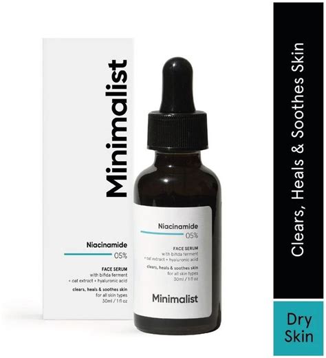 Minimalist 5% Niacinamide Serum for Glowing & Clear Skin with ...