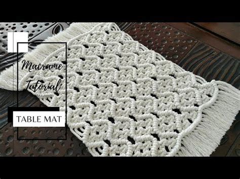 Image result for Macrame Placemat Tutorial
