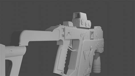 3D model gun model kriss vector VR / AR / low-poly | CGTrader