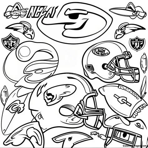 Nfl Logo Coloring Sheets