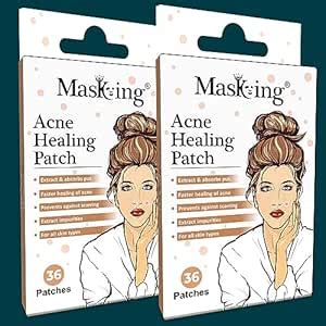 Buy Masking Acne Pimple Patch for Face - Invisible Patch, Hydrocolloid ...