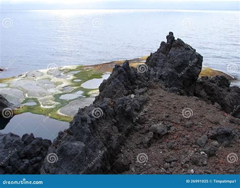 Coastline of Jan Mayen Island Stock Image - Image of arctic, mayen ...