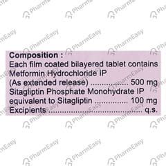 Sitacip M 100/500mg Strip Of 10 Tablets: Uses, Side Effects, Price ...