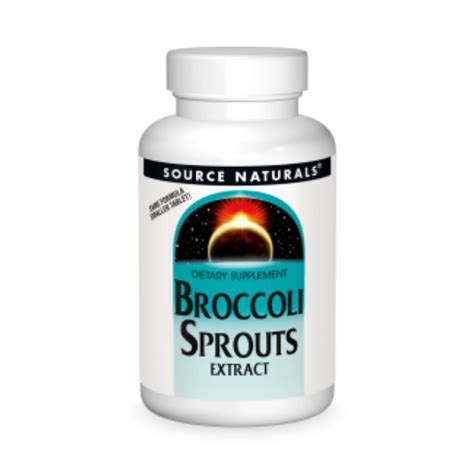Buy Source Naturals, Broccoli Sprouts Extract 250mg (30,60,120) Tablet ...