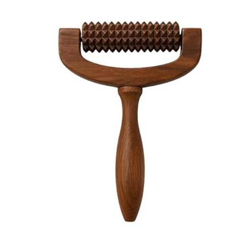 Wooden Body Massage Roller | Hand-Held Stress Relief Tool – Kids Bestie