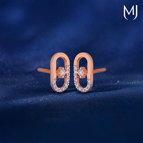 Office Wear Gold and Diamond Earrings Design for Women - Manubhai Jewellers