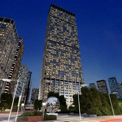 One Chase Manhattan Plaza original 3D Model $14 - .max - Free3D