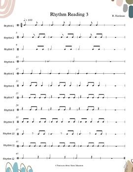 Image result for Rhythm Reading Exercises