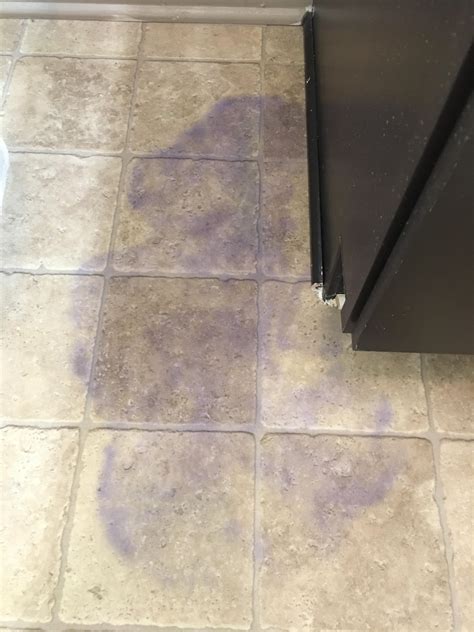 Staining Tile Floor