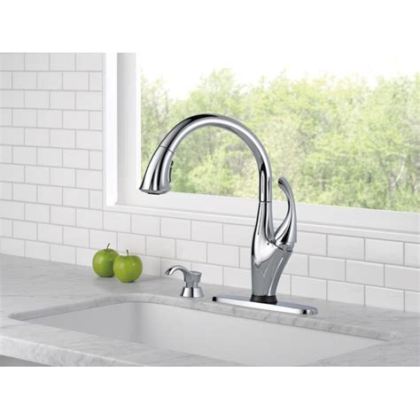 Delta Addison Touch2O Chrome Single Handle Pull-down Touch Kitchen ...