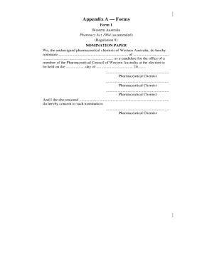 Fillable Online Appendix A Forms Fax Email Print - pdfFiller