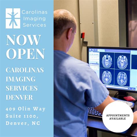 It is official! Our 6th diagnostic imaging center Carolinas Imaging Services Denver is NOW OPEN ...