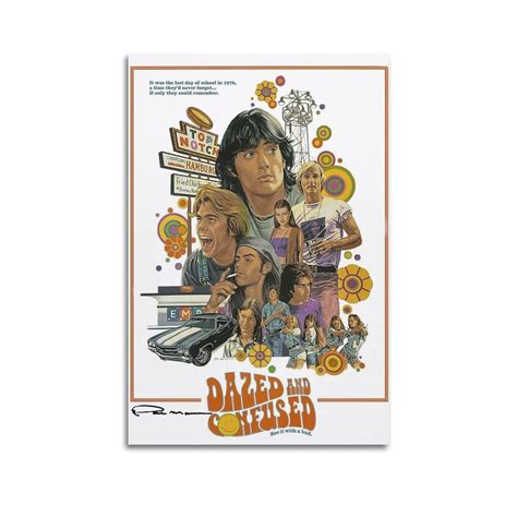 Amazon.com: Dazed And Confused Poster Vintage Movie Poster Art Decor ...