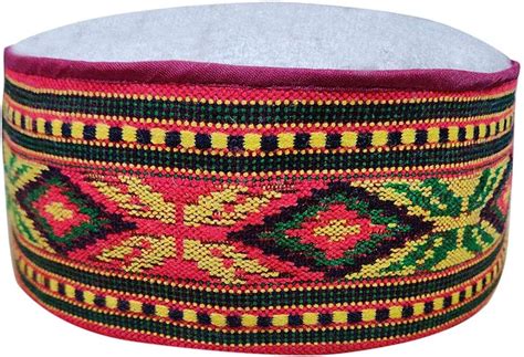 CHAMBA HERITAGE Unisex Himachali Kullu Kinnauri Patti Woolen Cap/Topi ...