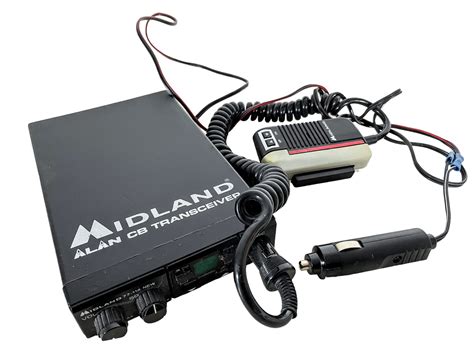 Vintage French Thai Built Midland Alan 77/114 CB Citizens Band Radio ...