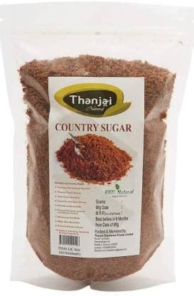 THANJAI NATURAL 1kg Sugarcane Jaggery Powder / Country Sugar / Nattu ...