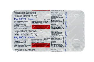 Peg Sr 75 Tablet 10: Uses, Side Effects, Price & Substitutes