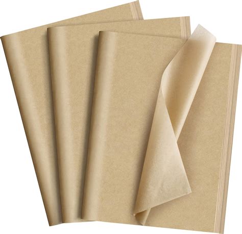 Amazon.com: 300 Sheets Kraft Tissue Paper 14 x 20 Inches Wrapping Paper ...