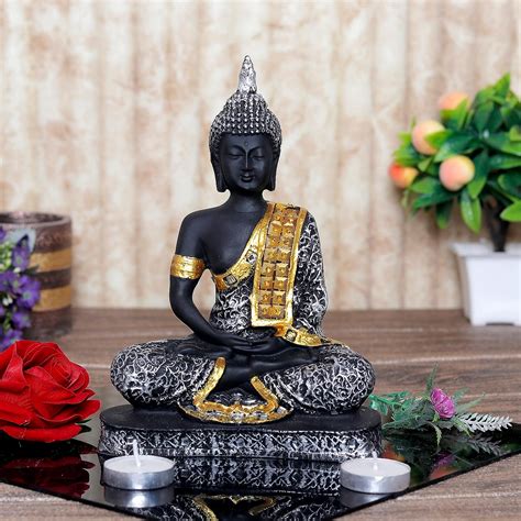 Buy GW Creations Gautam Buddha Statue for Spiritual Home Beautiful Lord ...