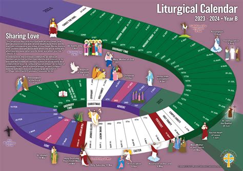 IHM Liturgical Calendar for year 2024