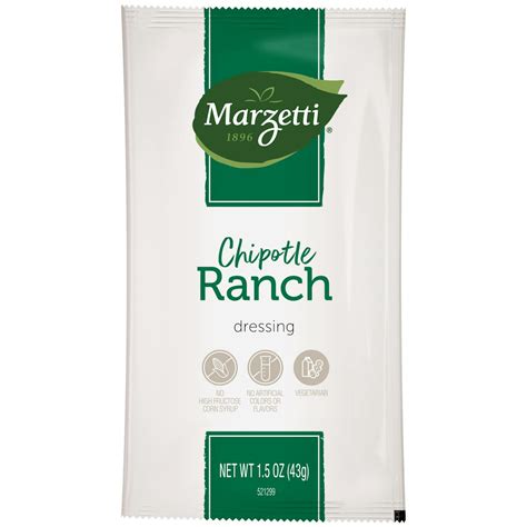 Marzetti Chipotle Ranch Dressing 1.5 Oz Packet