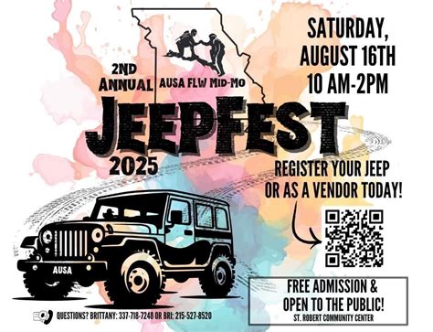 AUSA Jeepfest @Saint Robert Community Center , Saint Robert Community ...