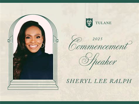 Emmy Award-Winning Actress Sheryl Lee Ralph to address Tulane graduates