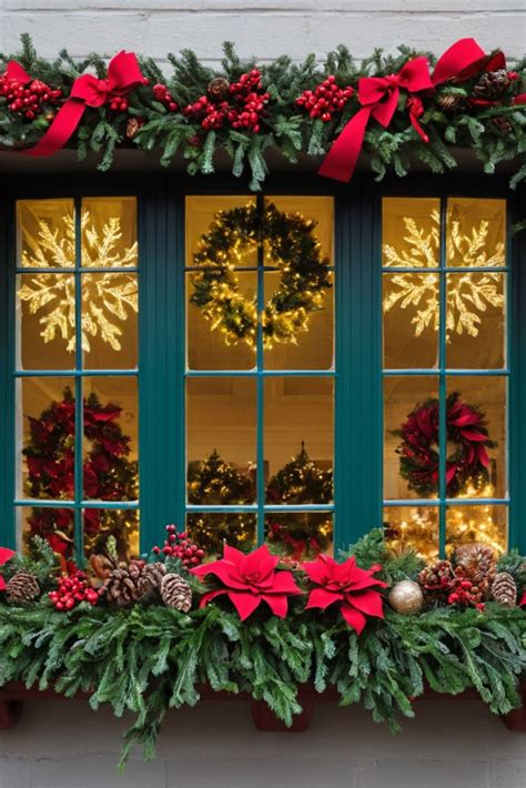 Bountiful Boxes: Holiday Window Box Arrangements | Christmas window ...