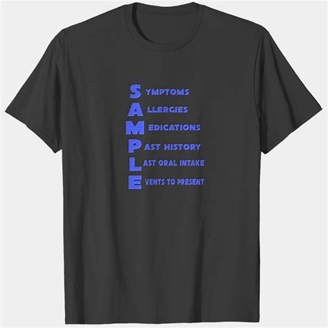 Sample - Mnemonic acronym for medical assessment. T-shirt sold by Mason Minetti | SKU 22811986 ...