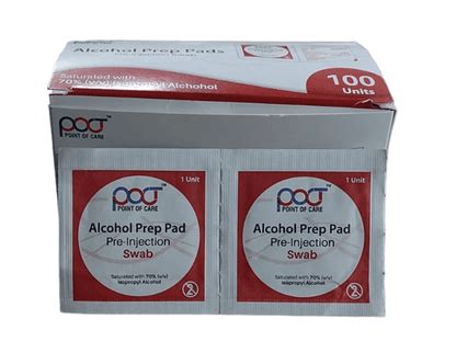 POCT Pre Injection Swab 100 Pcs (2 Packet) – MedineedsIndia