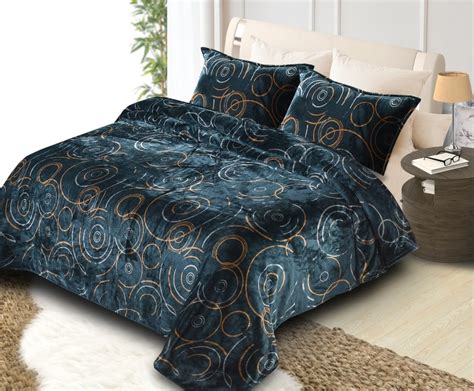 OMAJA Fleece Winter King Size Woolen Warm Double Bed Bedsheet/Velvet ...
