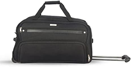 Buy Safari Polyester Travel Duffle Bag With Wheels And Trolley (Large ...