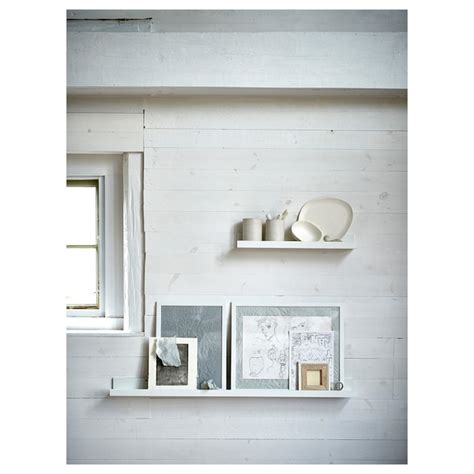 MOSSLANDA white, Picture ledge, 55 cm - IKEA