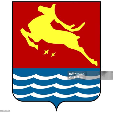 Coat Of Arms Of Magadan In Russian Federation High-Res Vector Graphic ...