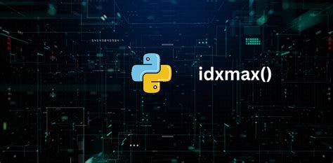 Idxmax Python Panda 的图像结果