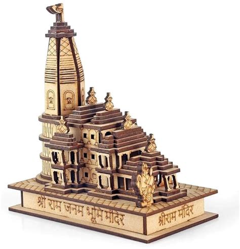 Handicraft Large Size Ram Temple Shri Ram Mandir Ayodhya Model 3D ...