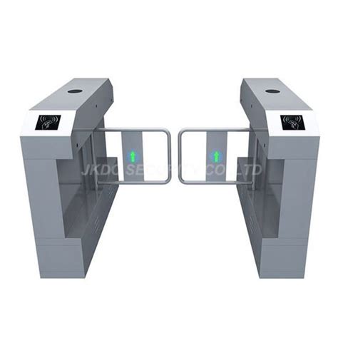 China Pedestrian Turnstile Swing Barrier Gate Jkdc-130b - China Swing ...