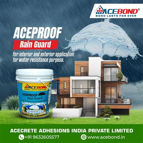 ACEPROOF RAINGUARD - for interior & exterior application for water ...
