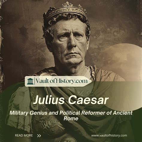 Julius Caesar: Military Genius and Political Reformer of Ancient Rome - vaultofhistory.com