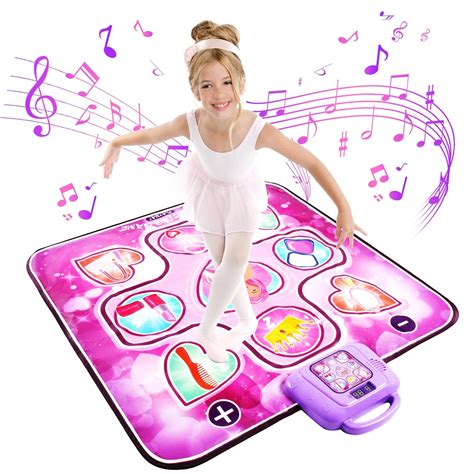 Buy Pink ToToo Dance Mat for Kids Dance Pad for Girls - Dancing Mat for ...
