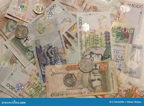 Mauritius currency stock photo. Image of banknote, currencies - 275642086