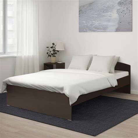 NODELAND bed frame, black-brown, 160x200 cm (63x783/4") - IKEA