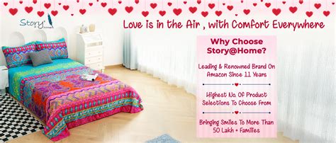 Buy Story@Home Bedsheet for King Size Bed | Cotton Bedsheet | Floral ...