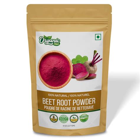 Organic Zing Organic Beetroot Powder - USDA Organic Certified / Vegan ...