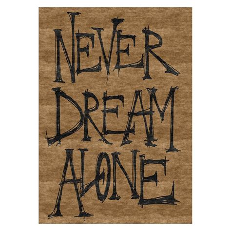 NEVER DREAM ALONE BLACK ON BRONZE - Jimmie Martin